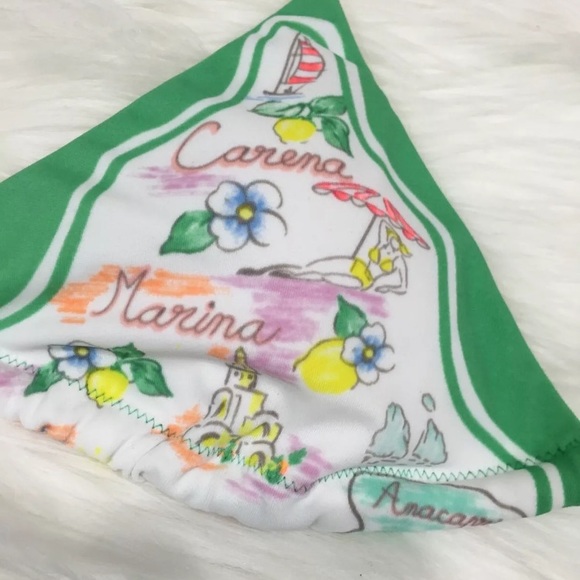 💋 Victoria's Secret Women Bikini Top L triangles - Picture 2 of 8